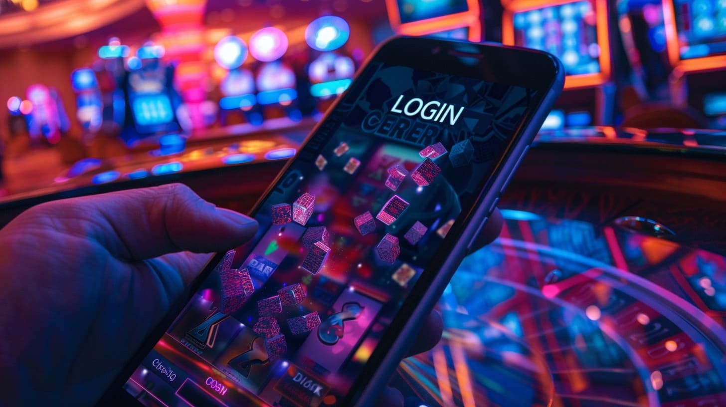 7152 BET.com login screen on smartphone with UPI deposit option visible